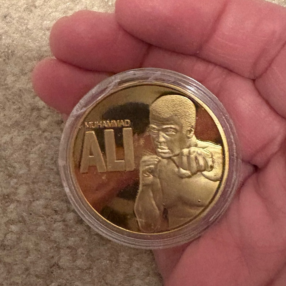 Gold Muhammad Ali Commemorative Coin